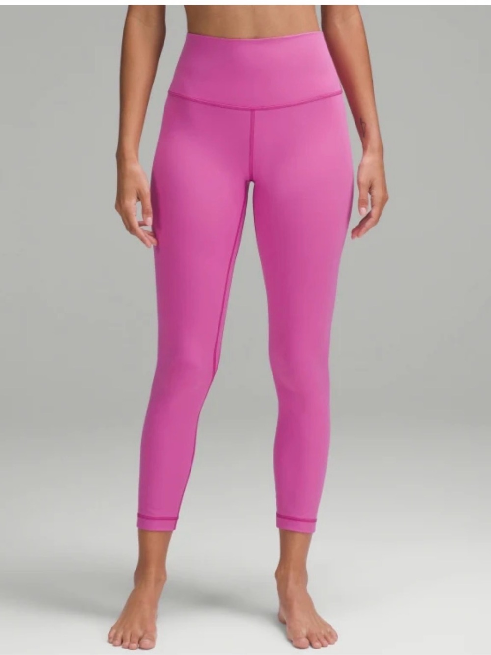 lululemon Pow Pink HR Align Leggings 25” & free tote
